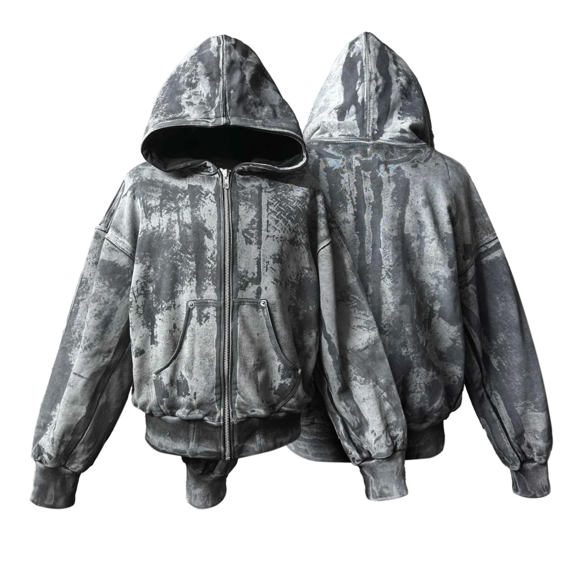 Longsleeve"Downflow" Cold Wash PinqiRed