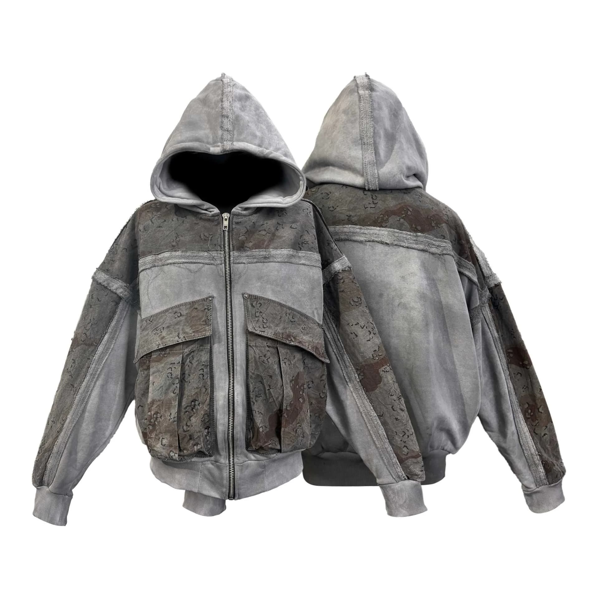 Zip Hoodie "PostNuclear" Cold Wash