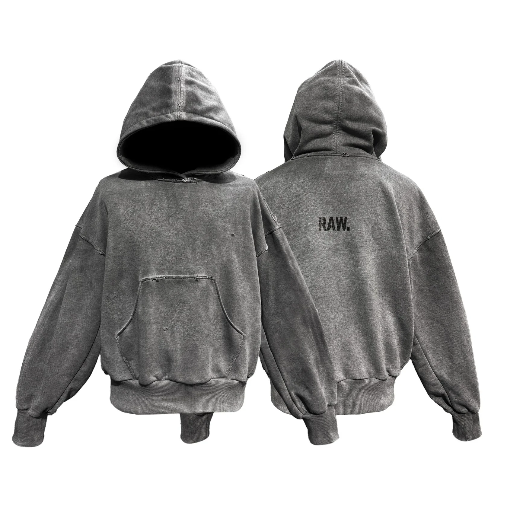 Hoodie "Milange" Grey