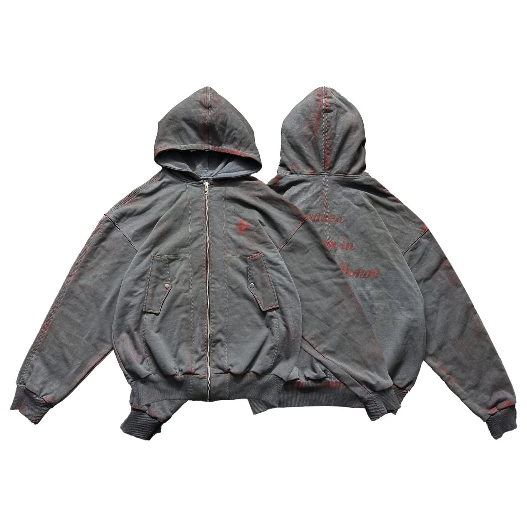 Zip Hoodie "GAS-Cherry Waves" SAMPLE