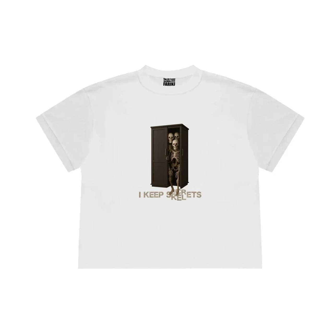 FARINJ T-shirt sceletons