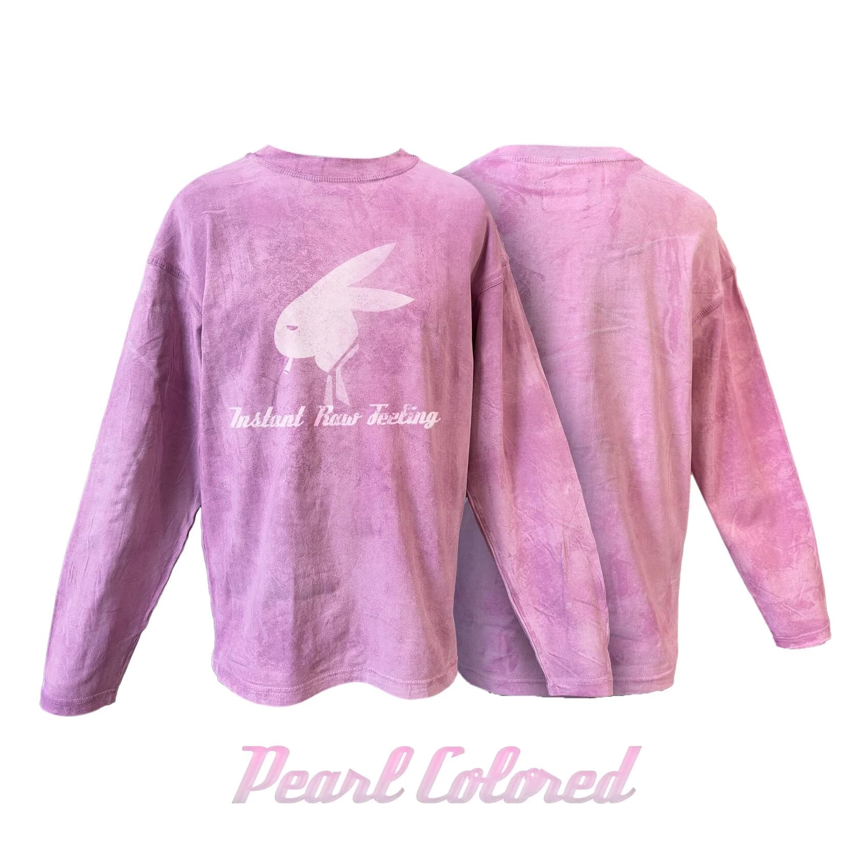 Longsleeve "Instant Raw Feeling" Pearl Colored